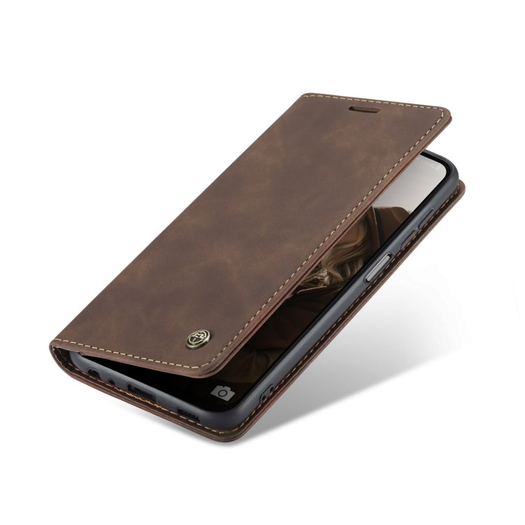 For Samsung Galaxy A23 CaseMe 013 Multifunctional Horizontal Flip Leather Phone Case(Coffee) - Galaxy Phone Cases by CaseMe | Online Shopping South Africa | PMC Jewellery | Buy Now Pay Later Mobicred