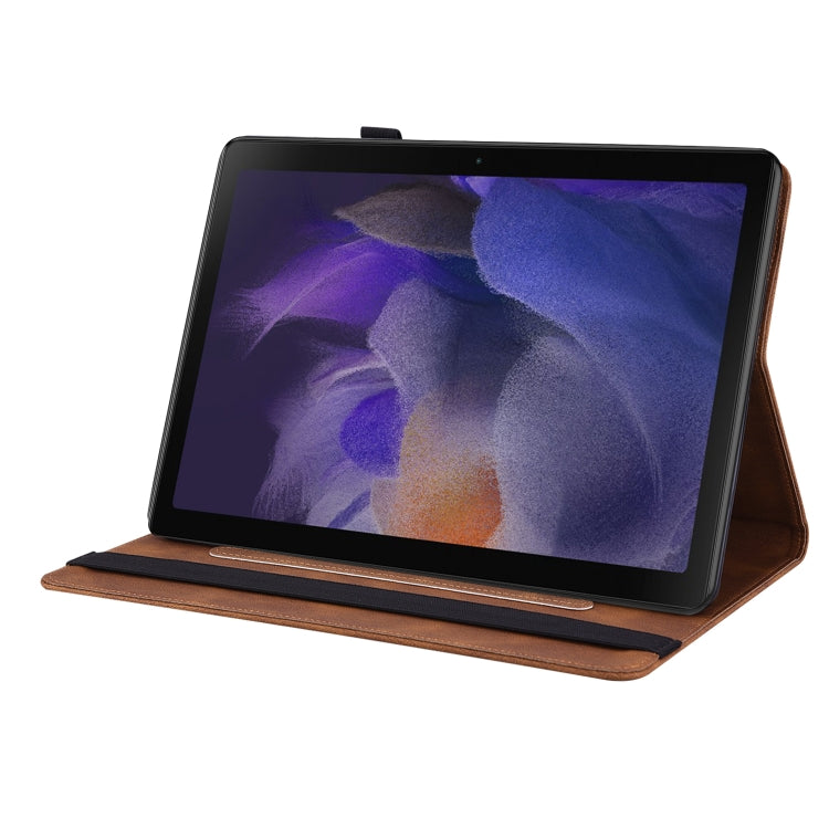 For Realme Pad Butterfly Flower Embossed Leather Tablet Case(Brown) - Realme by PMC TechLife | Online Shopping South Africa | PMC TechLife | Buy Now Pay Later Mobicred
