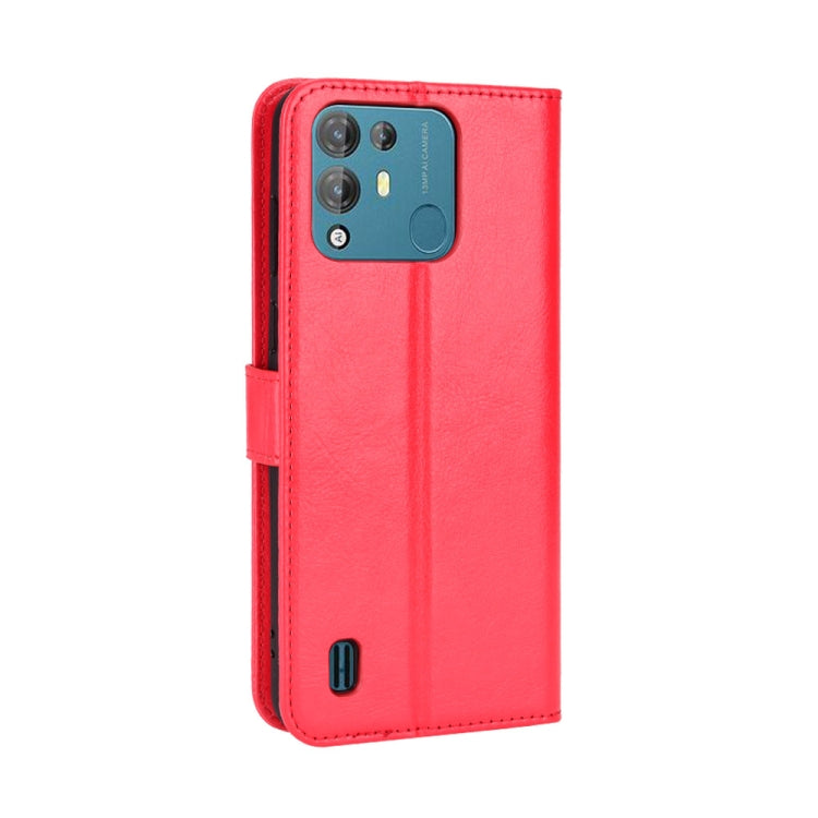 For Blackview A55 Pro Retro Crazy Horse Texture Leather Phone Case(Red) - More Brand by PMC Jewellery | Online Shopping South Africa | PMC Jewellery | Buy Now Pay Later Mobicred