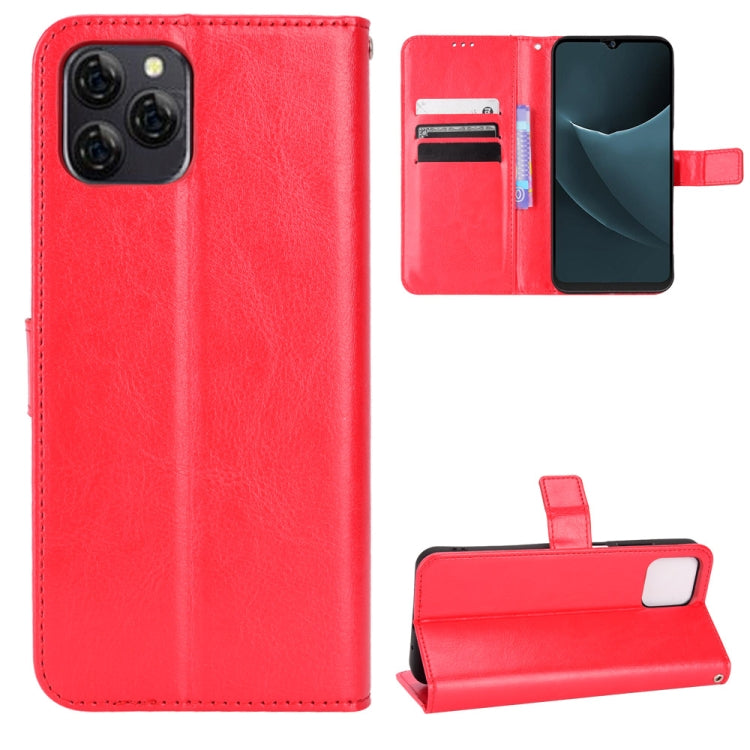 For Blackview A95 Retro Crazy Horse Texture Leather Phone Case(Red) - More Brand by PMC Jewellery | Online Shopping South Africa | PMC Jewellery | Buy Now Pay Later Mobicred