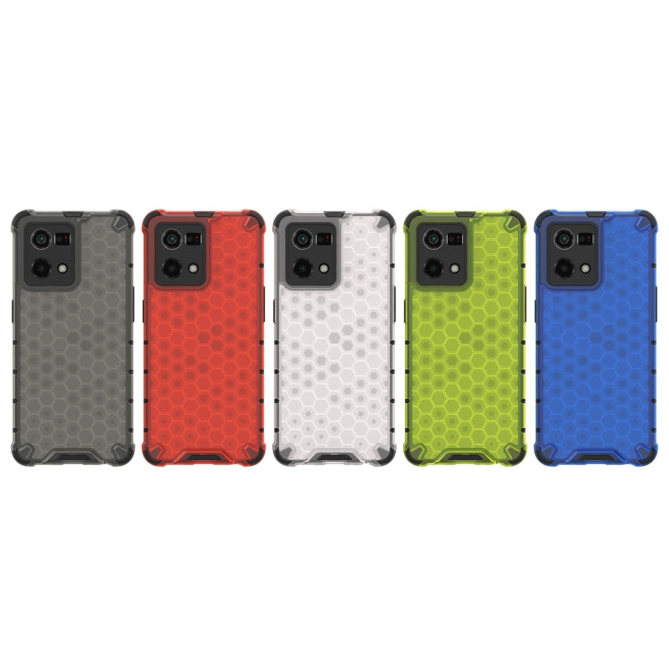 For OPPO Reno7 4G Shockproof Honeycomb PC + TPU Phone Case(White) - OPPO Cases by PMC TechLife | Online Shopping South Africa | PMC TechLife | Buy Now Pay Later Mobicred