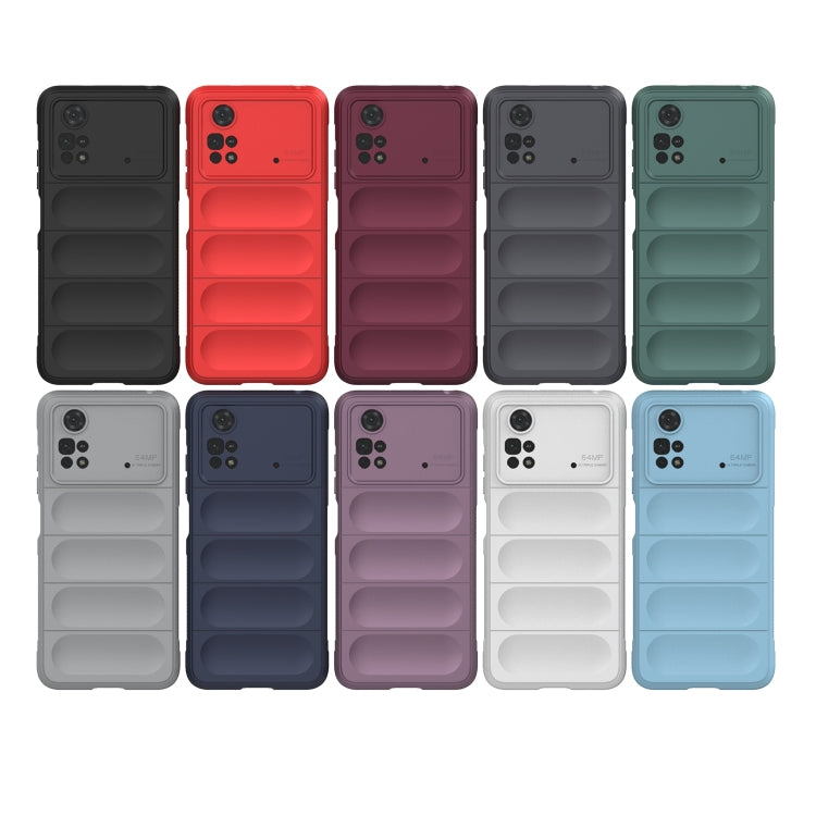 For Xiaomi Poco M4 Pro 4G Magic Shield TPU + Flannel Phone Case(White) - free shipping - PMC TechLife - Order now!
