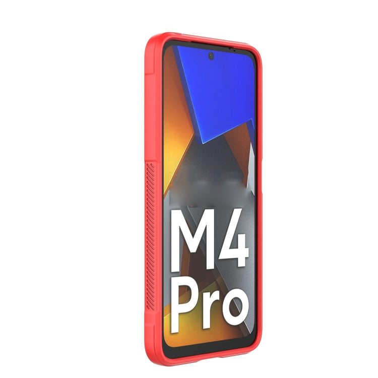 For Xiaomi Poco M4 Pro 4G Magic Shield TPU + Flannel Phone Case(White) - free shipping - PMC TechLife - Order now!