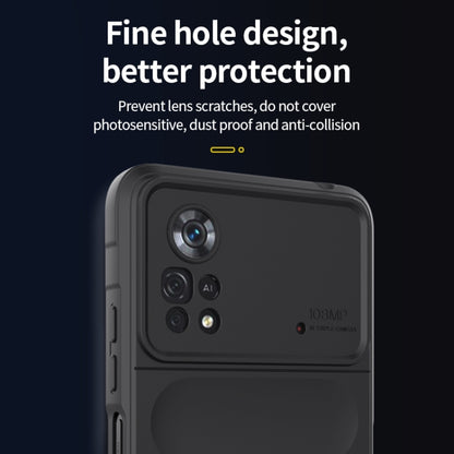 For Xiaomi Poco X4 Pro 5G Magic Shield TPU + Flannel Phone Case(Grey) - Xiaomi Cases by PMC Jewellery | Online Shopping South Africa | PMC Jewellery