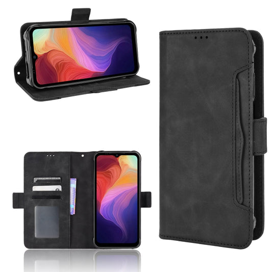 For Ulefone Power Armor 14 / 14 Pro Skin Feel Calf Texture Card Slots Leather Phone Case(Black) - Ulefone Cases by PMC Jewellery | Online Shopping South Africa | PMC Jewellery | Buy Now Pay Later Mobicred