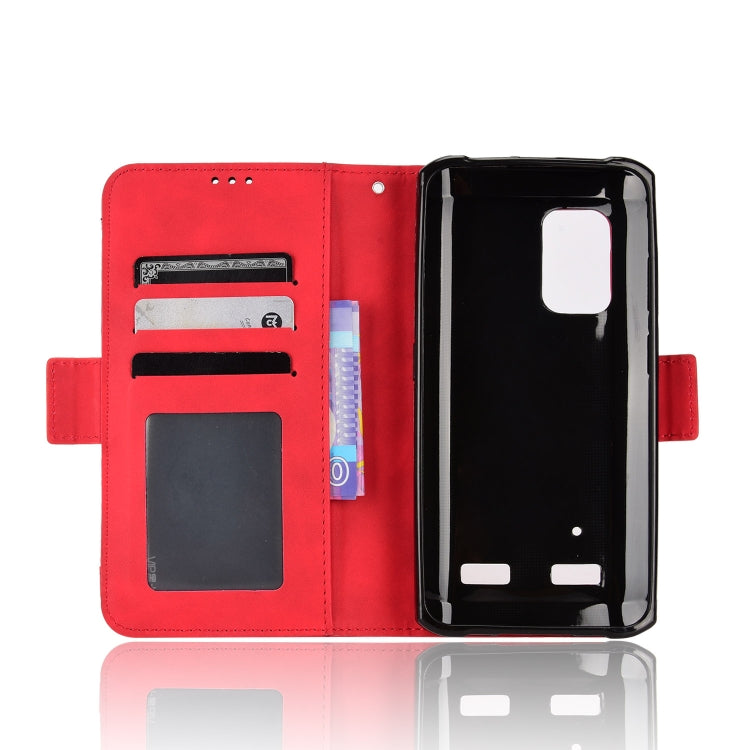 For Ulefone Armor X10 / X10 Pro Skin Feel Calf Texture Card Slots Leather Phone Case(Red) - Ulefone Cases by PMC Jewellery | Online Shopping South Africa | PMC Jewellery | Buy Now Pay Later Mobicred