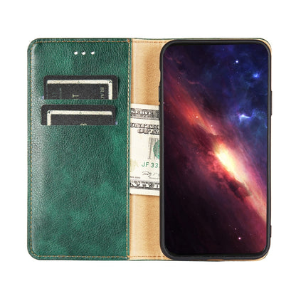 For Blackview A55 Pure Color Magnetic Leather Phone Case(Green) - More Brand by PMC Jewellery | Online Shopping South Africa | PMC Jewellery | Buy Now Pay Later Mobicred