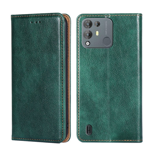 For Blackview A55 Pro Pure Color Magnetic Leather Phone Case(Green) - More Brand by PMC Jewellery | Online Shopping South Africa | PMC Jewellery | Buy Now Pay Later Mobicred
