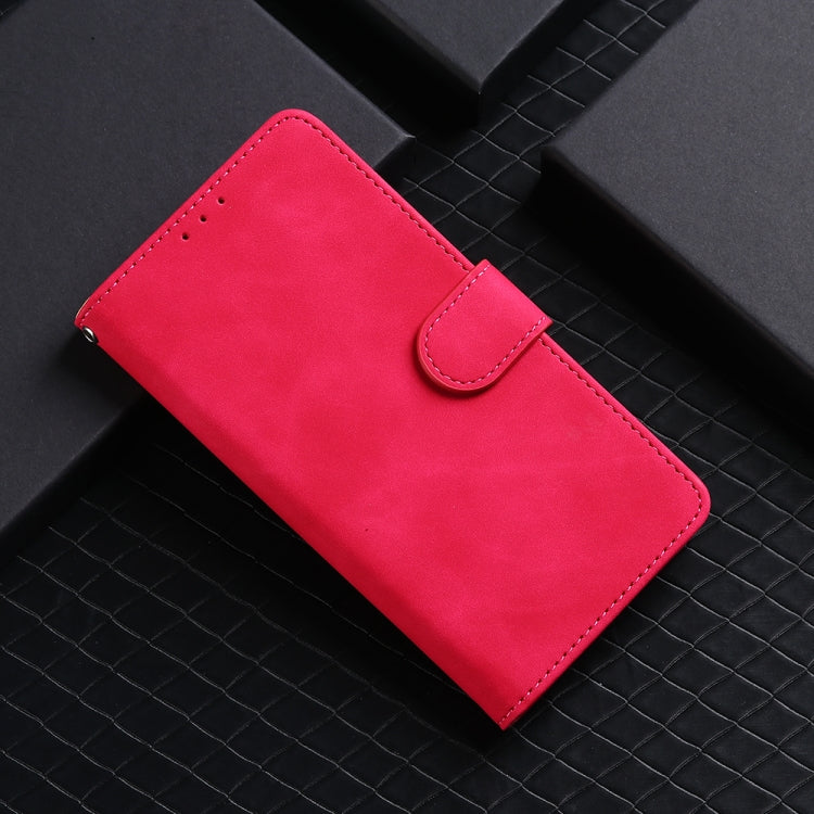 For Blackview A50 Skin Feel Magnetic Flip Leather Phone Case(Rose Red) - More Brand by PMC TechLife | Online Shopping South Africa | PMC TechLife | Buy Now Pay Later Mobicred