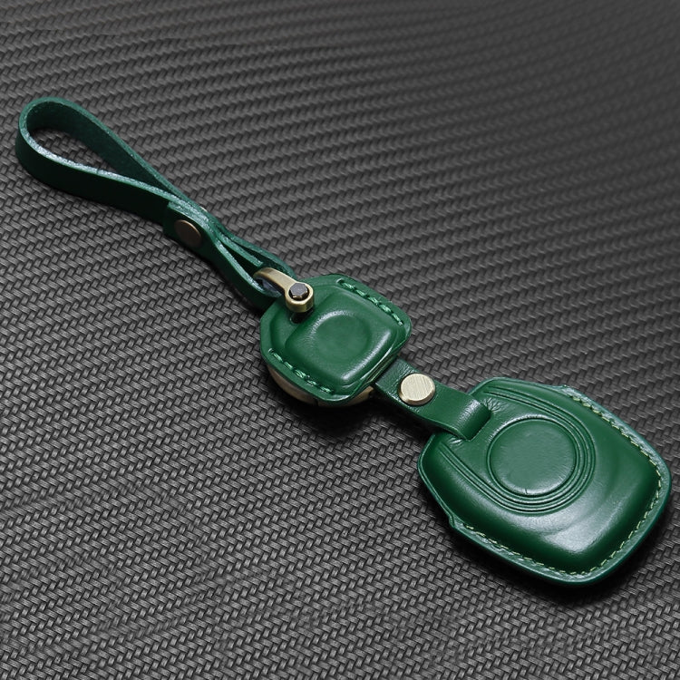 HP-A009 Motorcycle Cowhide Leather Induction Key Protective Cover for Harley Sportster S(Green) - Bags & Luggages by PMC Jewellery | Online Shopping South Africa | PMC Jewellery | Buy Now Pay Later Mobicred