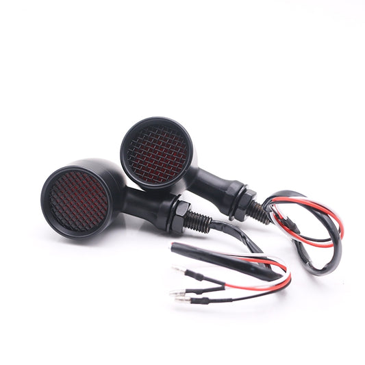 Z008 1 Pair 12V Modified Universal Motorcycle LED Turn Signal, Light Color:Yellow Light(Black) - Turn Signal by PMC Jewellery | Online Shopping South Africa | PMC Jewellery | Buy Now Pay Later Mobicred