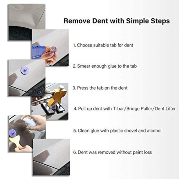 D3 96 in 1 Car Paintless Dent Dings Repair Lifter Tools Kit, Plug Type:EU Plug - Sheet Metal Tools by PMC TechLife | Online Shopping South Africa | PMC TechLife | Buy Now Pay Later Mobicred