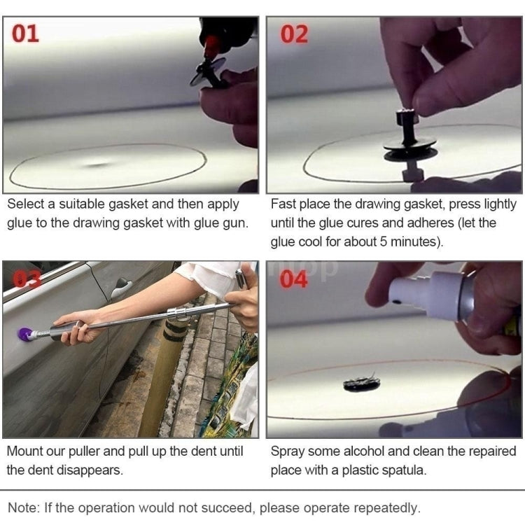 D3 96 in 1 Car Paintless Dent Dings Repair Lifter Tools Kit, Plug Type:UK Plug - Sheet Metal Tools by PMC TechLife | Online Shopping South Africa | PMC TechLife | Buy Now Pay Later Mobicred