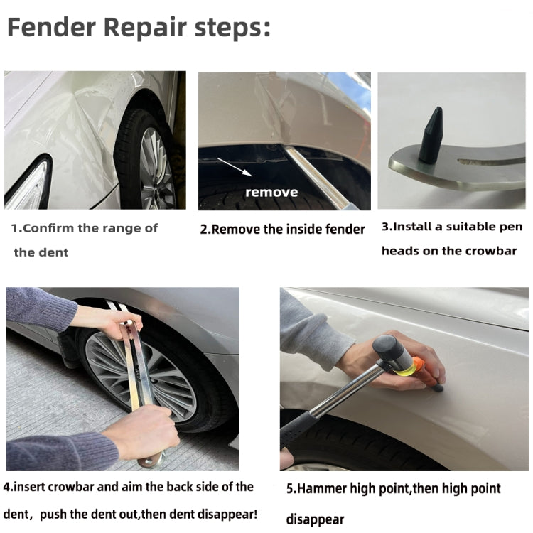 N4 107 in 1 Car Paintless Dent Removal Fender Damage Repair Puller Lifter, Plug Type:US Plug - Sheet Metal Tools by PMC TechLife | Online Shopping South Africa | PMC TechLife | Buy Now Pay Later Mobicred