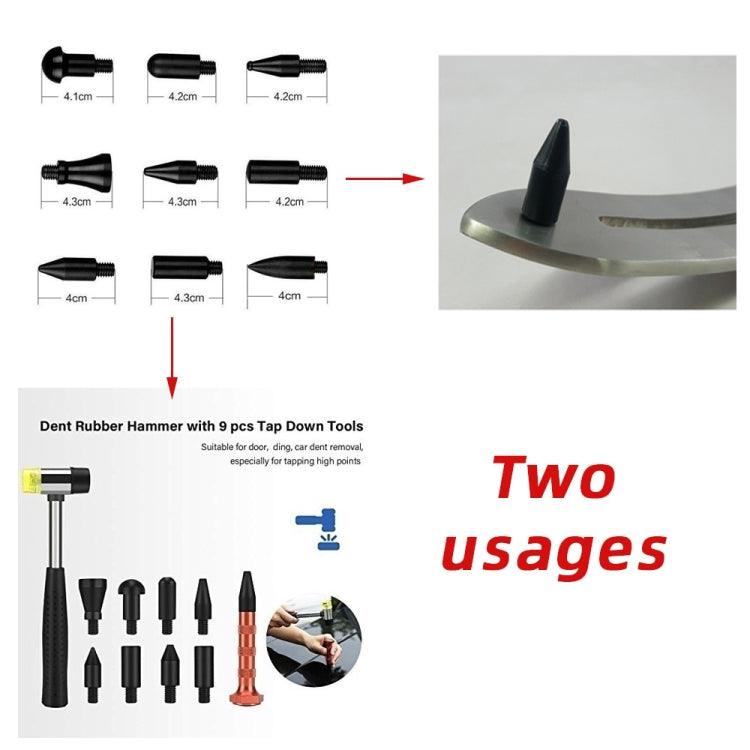 N12 66 in 1 Car Paintless Dent Removal Fender Damage Repair Puller Lifter, Plug Type:EU Plug - free shipping - PMC TechLife - Order now!