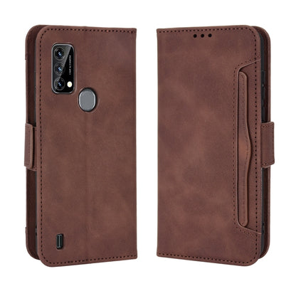 For Blackview A50 Skin Feel Calf Pattern Leather Phone Case(Brown) - More Brand by PMC Jewellery | Online Shopping South Africa | PMC Jewellery | Buy Now Pay Later Mobicred