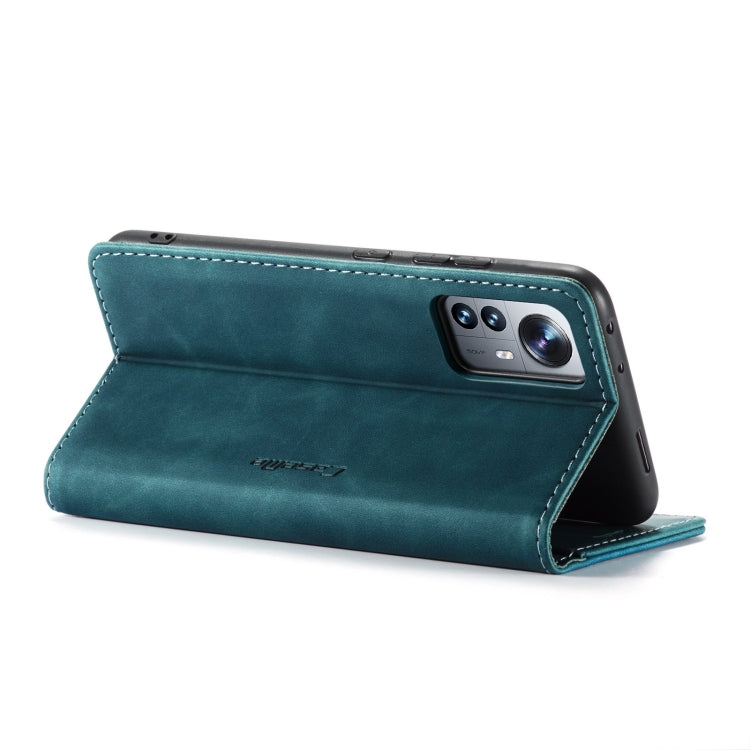 For Xiaomi 12 Pro CaseMe 013 Multifunctional Horizontal Flip Leather Phone Case(Blue) - Xiaomi Cases by CaseMe | Online Shopping South Africa | PMC Jewellery | Buy Now Pay Later Mobicred