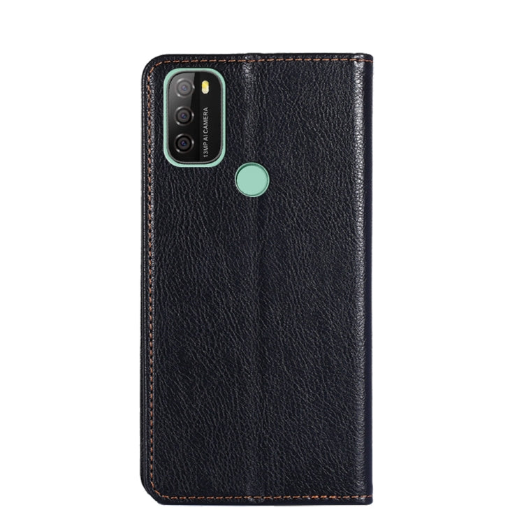 For Blackview A70 Gloss Oil Solid Color Magnetic Leather Phone Case(Black) - More Brand by PMC Jewellery | Online Shopping South Africa | PMC Jewellery