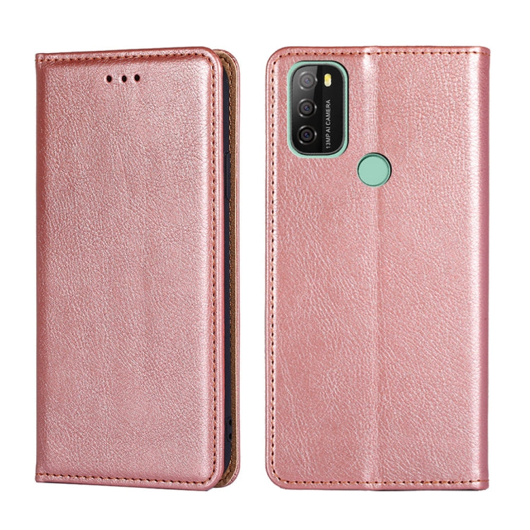 For Blackview A70 Gloss Oil Solid Color Magnetic Leather Phone Case(Rose Gold) - More Brand by PMC Jewellery | Online Shopping South Africa | PMC Jewellery | Buy Now Pay Later Mobicred