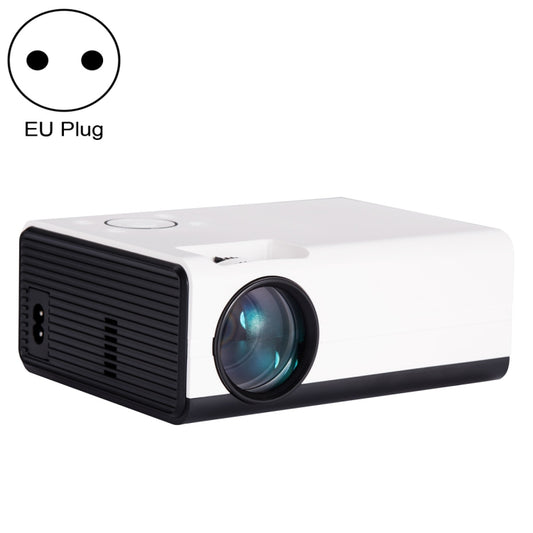 T01 800x480 2200 Lumens Mini LCD Digital Projector, Android Version, EU Plug(White Black) - Mini Projector by PMC Jewellery | Online Shopping South Africa | PMC Jewellery | Buy Now Pay Later Mobicred