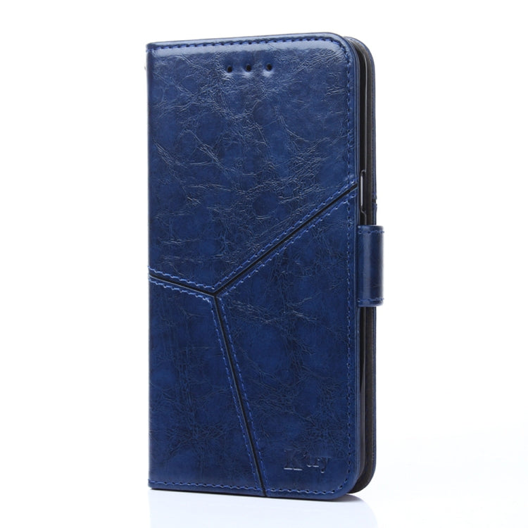 For Doogee X96 Pro Geometric Stitching Horizontal Flip Leather Phone Case(Blue) - Doogee Cases by PMC Jewellery | Online Shopping South Africa | PMC Jewellery | Buy Now Pay Later Mobicred