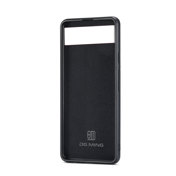 For Google Pixel 7 5G DG.MING M1 Series 3-Fold Multi Card Wallet + Magnetic Phone Case(Brown) - Google Cases by DG.MING | Online Shopping South Africa | PMC TechLife | Buy Now Pay Later Mobicred