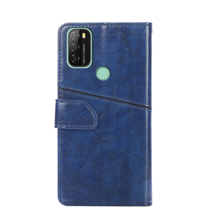 For Blackview A70 Geometric Stitching Horizontal Flip Leather Phone Case(Blue) - More Brand by PMC Jewellery | Online Shopping South Africa | PMC Jewellery | Buy Now Pay Later Mobicred