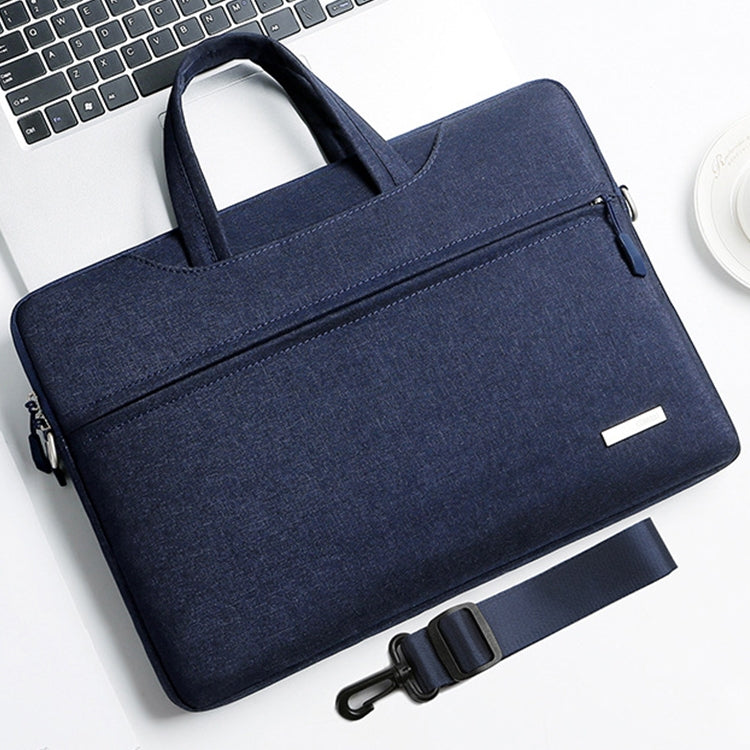Handbag Laptop Bag Inner Bag with Shoulder Strap, Size:16.1 inch(Dark Blue) - Other by PMC Jewellery | Online Shopping South Africa | PMC Jewellery | Buy Now Pay Later Mobicred