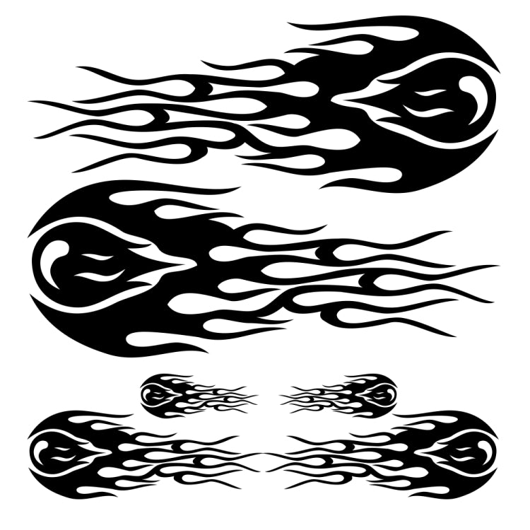 D-451 Car Modified Side Door Front Rear Bumpers Rearview Mirror Decorative Sticker(Black) - Decorative Sticker by PMC TechLife | Online Shopping South Africa | PMC TechLife | Buy Now Pay Later Mobicred