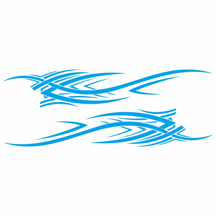 2 PCS/Set D-503 Totem Pattern Car Modified Decorative Sticker(Blue) - Decorative Sticker by PMC TechLife | Online Shopping South Africa | PMC TechLife | Buy Now Pay Later Mobicred