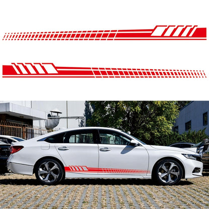 2 PCS/Set D-707 Striped Totem Pattern Car Modified Decorative Sticker(Red) - Decorative Sticker by PMC Jewellery | Online Shopping South Africa | PMC Jewellery | Buy Now Pay Later Mobicred