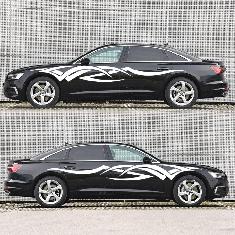 2 PCS/Set D-731 Totem Pattern Car Modified Decorative Sticker(White) - Decorative Sticker by PMC TechLife | Online Shopping South Africa | PMC TechLife | Buy Now Pay Later Mobicred