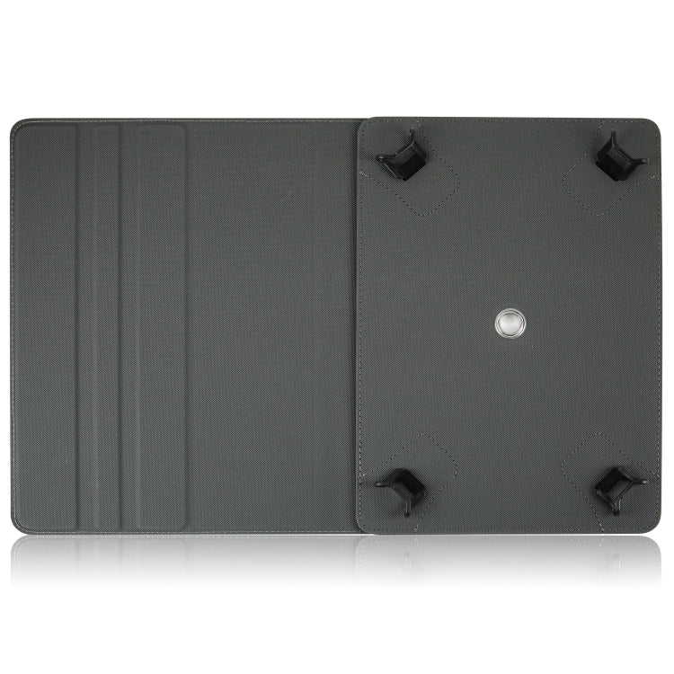 For 10 inch Cloth Texture 360 Rotation Horizontal Flip Universal Tablet PC Leather Case with Pen Slot(Black) - 10 - 11 inch by PMC TechLife | Online Shopping South Africa | PMC TechLife | Buy Now Pay Later Mobicred