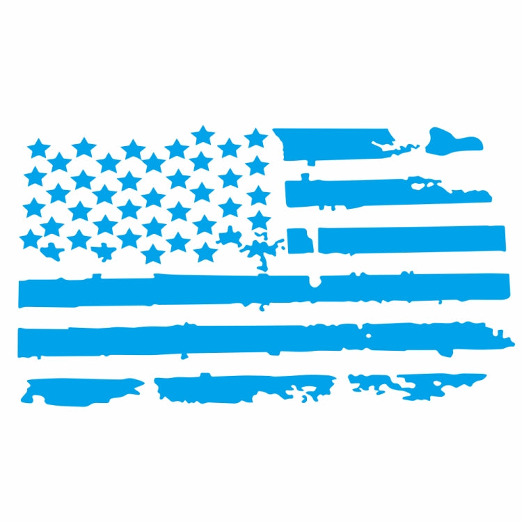 D-778 American Flag Pattern Car Modified Decorative Sticker(Blue) - Decorative Sticker by PMC Jewellery | Online Shopping South Africa | PMC Jewellery | Buy Now Pay Later Mobicred