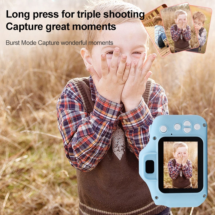 X2S 2.0 Inch LCD Screen Mini Children Camera Digital Camera, For:800W+32G Memory Card+Card Reader+Cartoon Sticker(Blue) - free shipping - PMC TechLife - Order now!