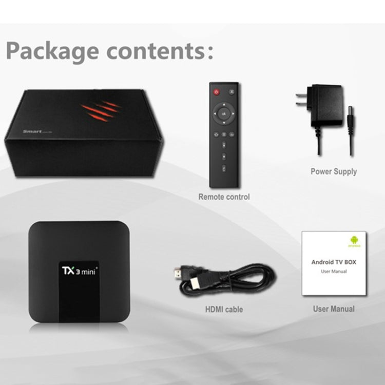 TX3 mini+  Android 11.0 Smart TV Box, Amlogic S905W2 Quad Core, Memory:4GB+64GB, 2.4GHz / 5GHz WiFi(US Plug) - Amlogic S905 by PMC TechLife | Online Shopping South Africa | PMC TechLife | Buy Now Pay Later Mobicred