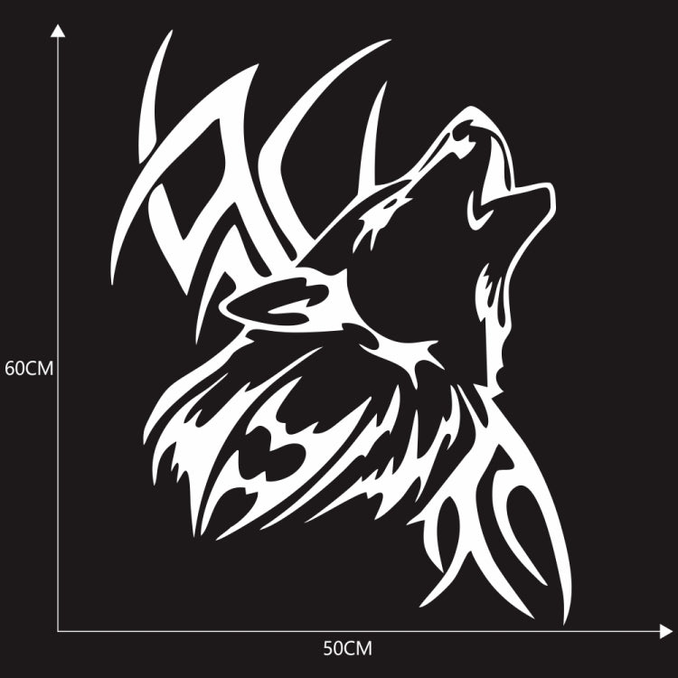 D-967 Wolf Tribe Pattern Car Modified Decorative Sticker(White) - Decorative Sticker by PMC TechLife | Online Shopping South Africa | PMC TechLife | Buy Now Pay Later Mobicred