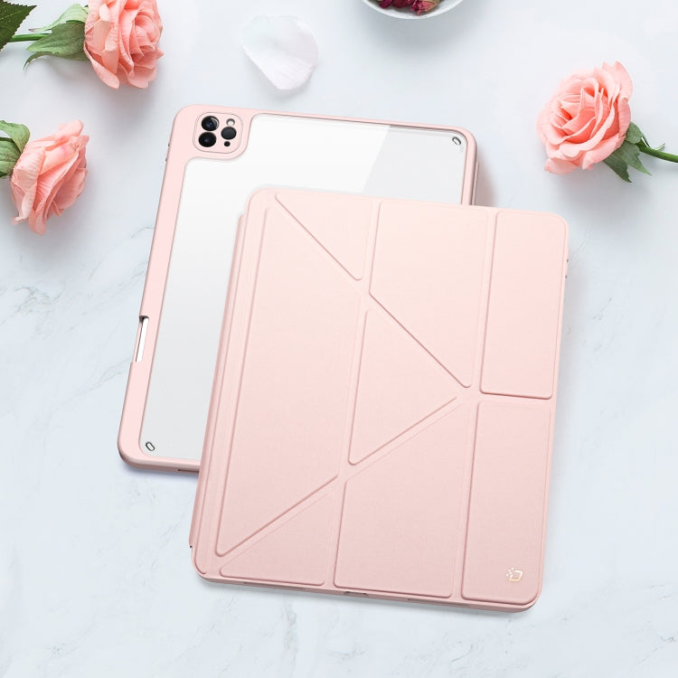 DUX DUCIS Magi Series Shockproof Tablet Case For iPad Pro 11 2022/2021/2020/2018 (Pink) - iPad Pro 11 (2018) Cases by DUX DUCIS | Online Shopping South Africa | PMC Jewellery | Buy Now Pay Later Mobicred