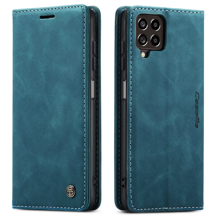 For Samsung Galaxy M33 5G CaseMe 013 Multifunctional Horizontal Flip Leather Phone Case(Blue) - Galaxy Phone Cases by CaseMe | Online Shopping South Africa | PMC Jewellery | Buy Now Pay Later Mobicred