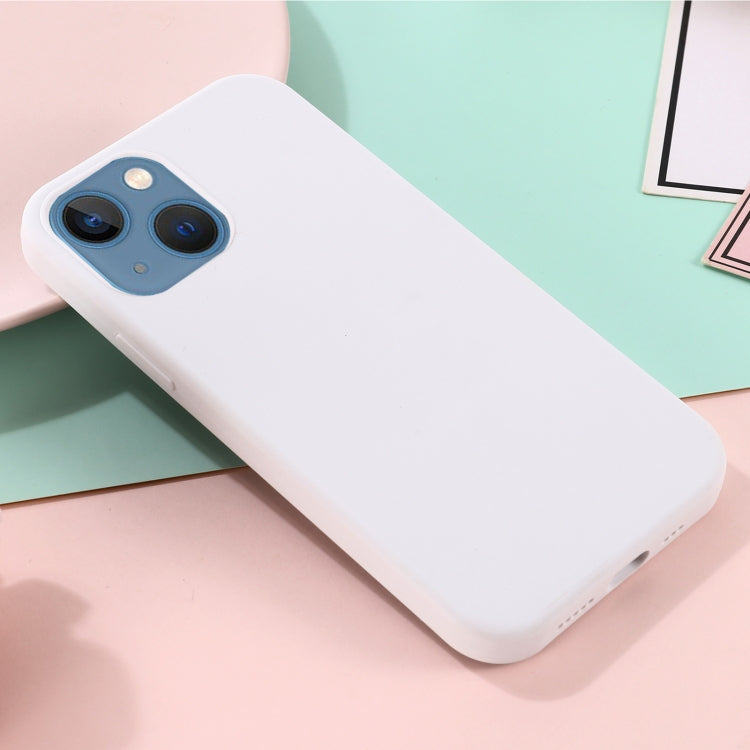 For iPhone 14 Shockproof Silicone Magsafe Case (White) - iPhone 14 Cases by PMC TechLife | Online Shopping South Africa | PMC TechLife