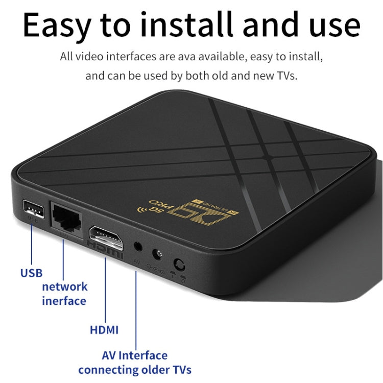 D9 PRO 2.4G/5G WIFI 4K HD Android TV Box, Memory:8GB+128GB(AU Plug) - Amlogic S905 by PMC TechLife | Online Shopping South Africa | PMC TechLife | Buy Now Pay Later Mobicred