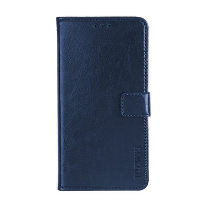 For Blackview BV9800 Pro idewei Crazy Horse Texture Horizontal Flip Leather Case with Holder & Card Slots & Wallet(Dark Blue) - More Brand by idewei | Online Shopping South Africa | PMC Jewellery | Buy Now Pay Later Mobicred