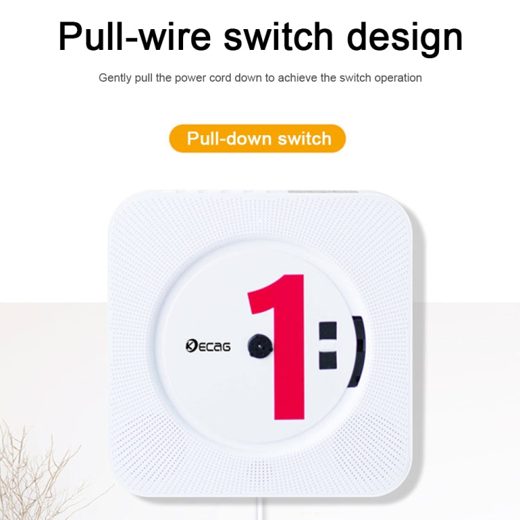 Kecag KC-808 6W Wall Mounted Bluetooth CD Player(Pink) - free shipping - PMC TechLife - Order now!