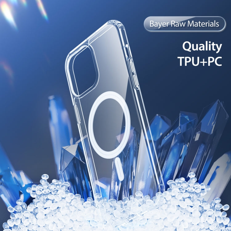 For iPhone 14 Pro Max DUX DUCIS Clin Mag Series Magsafe TPU Phone Case (Transparent) - iPhone 14 Pro Max Cases by DUX DUCIS | Online Shopping South Africa | PMC Jewellery | Buy Now Pay Later Mobicred