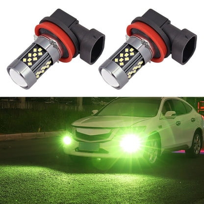 1 Pair H11 12V 7W Continuous Car LED Fog Light(Lime Light) - Fog / Driving Lights by PMC Jewellery | Online Shopping South Africa | PMC Jewellery | Buy Now Pay Later Mobicred