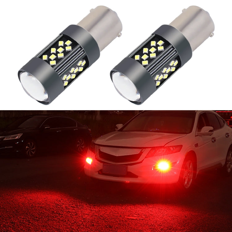 1 Pair 1156 12V 7W Strobe Car LED Fog Light(Red Light) - Fog / Driving Lights by PMC TechLife | Online Shopping South Africa | PMC TechLife | Buy Now Pay Later Mobicred