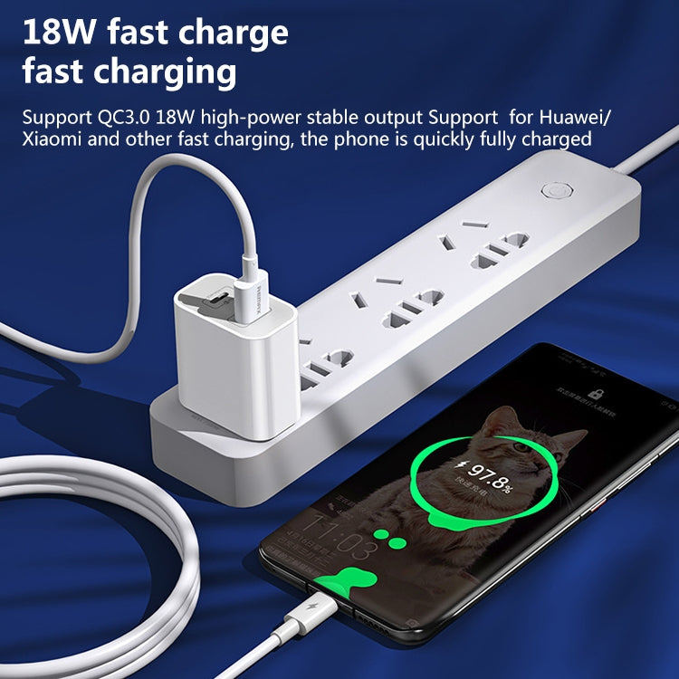 REMAX RP-U68 Speedy Series 20W USB+USB-C/Type-C Interface Fast Charger, Specification:US Plug(White) - free shipping - PMC Jewellery - Order now!