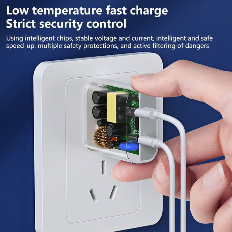 REMAX RP-U68 Speedy Series 20W USB+USB-C/Type-C Interface Fast Charger, Specification:US Plug(White) - free shipping - PMC Jewellery - Order now!