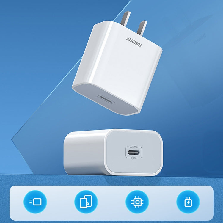 REMAX RP-U79 Speed Series 20W USB-C/Type-C Multi-Compatible Fast Charger, Specification:UK Plug(White) - free shipping - PMC Jewellery - Order now!