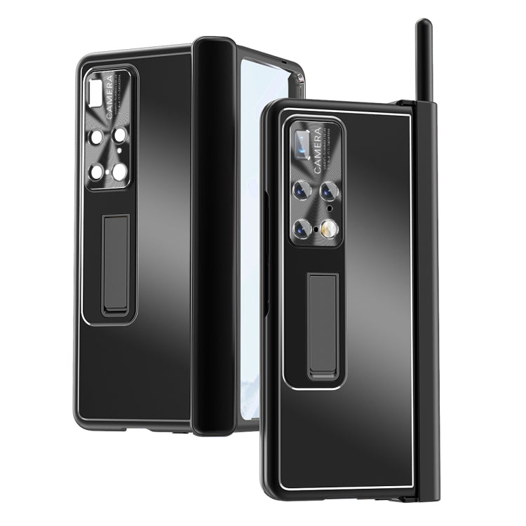 For Huawei Mate X2 Aluminum Alloy Double Hinge Shockproof Phone Protective Case(Black) - Huawei Cases by PMC TechLife | Online Shopping South Africa | PMC TechLife | Buy Now Pay Later Mobicred